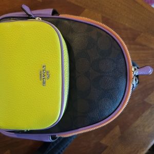 Coach mini backpack